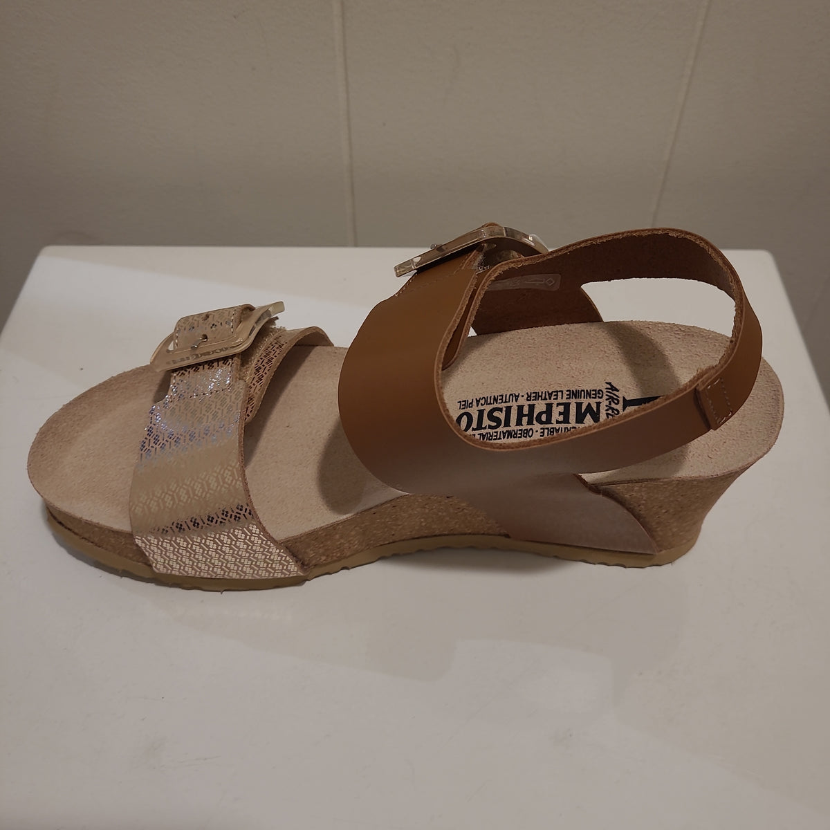 Mephisto | Shoes | New Mephisto Womens Lissia Wedge Sandals In Camel Sandanyl 6977bfaa85e43b787fc0f9a8
