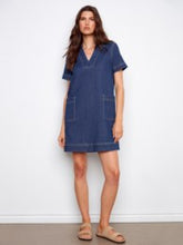 Load image into Gallery viewer, Charlie B C3229-519C Denim Dress SS26