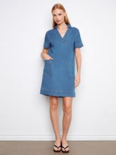 Load image into Gallery viewer, Charlie B C3229-519C Denim Dress SS26