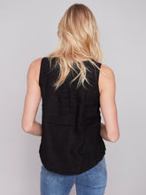 Load image into Gallery viewer, Charlie B C4425RR Linen Tank Top SS24
