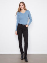 Load image into Gallery viewer, CHARLIE B C5309 CUFFED HEM SLIM PANT FW26