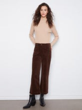 Load image into Gallery viewer, CHARLIE B C5660 CROPPED WIDE LEG STRETCH CORD FW26