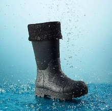 Load image into Gallery viewer, Fit Flop GN8-001 Wonderwelly Fleeced Lined Roll Down Boot FW23