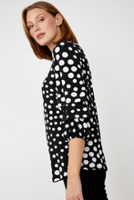 Load image into Gallery viewer, Frank Lyman 256309 Polka Dot Puff Sleeve Pullover SS25