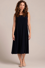 Load image into Gallery viewer, Sympli 28199 Square Neck Fit and Flare Dress SS25