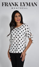 Load image into Gallery viewer, Frank Lyman - Dot Top with Button Back - 226612
