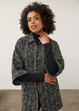 Load image into Gallery viewer, FDJ 11107918 Tweed Poncho Jacket FW26
