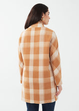 Load image into Gallery viewer, FDJ 1430145 Plaid Cocoon Coat FW23
