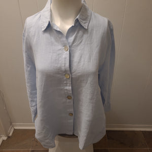 Dolcezza - Long Sleeve Linen Shirt - 23162