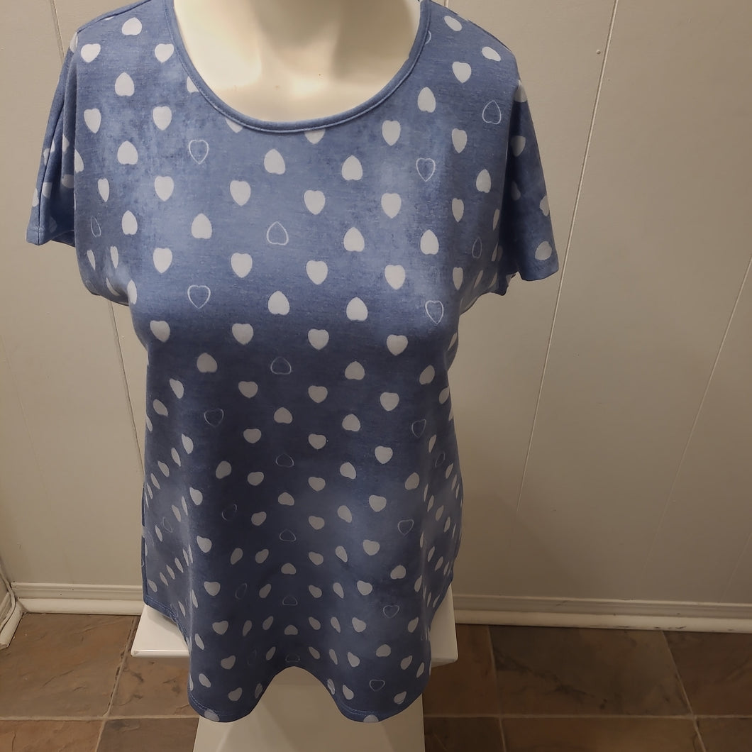 Pure - Heart Print Tee - 507-4829