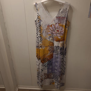 Dolcezza - Neutral Print Shift Dress - 23606