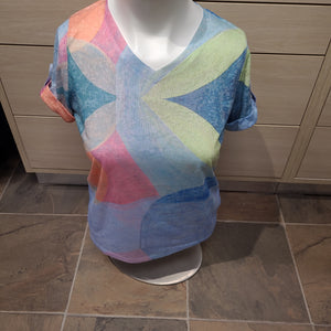 FDJ - V-Neck Short Sleeve Top - 3216844
