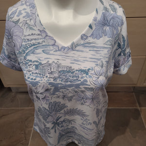 FDJ - V-Neck Roll Tab Top - 3078129