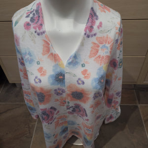FDJ - V-Neck 3/4 Sleeve Top - 3890628