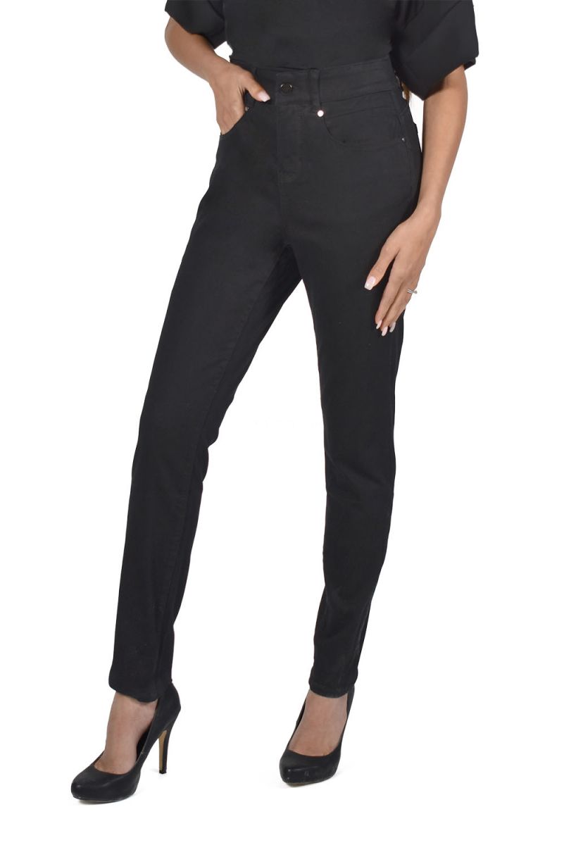 Frank Lyman Black Denim Pant 213126U