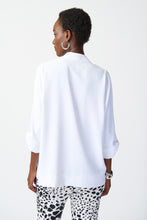 Load image into Gallery viewer, Joseph Ribkoff 241039 Woven Boxy Top with Dolman Sleeves SS24
