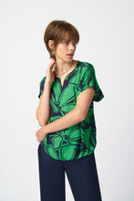 Load image into Gallery viewer, J Ribkoff Printed Notch Neck Top 241059 SS24
