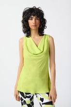 Load image into Gallery viewer, Joseph Ribkoff 241103 Gauze Sleeveless Top with Cowl Neck SS24
