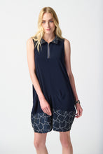 Load image into Gallery viewer, Joseph Ribkoff 241157 Silky Knit Sleeveless Cocoon Dress SS24
