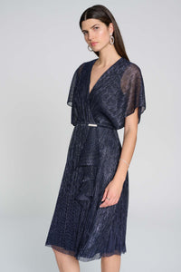 J Ribkoff Flutter Sleeve Dress 241714 SS24