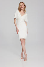 Load image into Gallery viewer, Joseph Ribkoff 241761 Scuba Crepe Wrap Dress with Pearl Detail SS24
