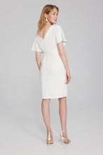 Load image into Gallery viewer, Joseph Ribkoff 241761 Scuba Crepe Wrap Dress with Pearl Detail SS24
