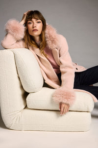 Joseph Ribkoff 243923F25 Faux Fur Sweater Coat FW25