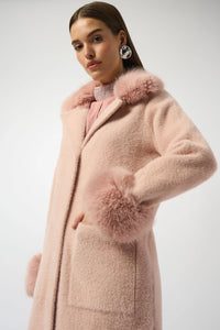 Joseph Ribkoff 243923F25 Faux Fur Sweater Coat FW25