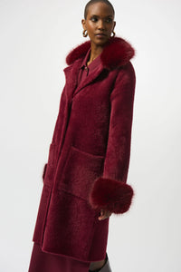 Joseph Ribkoff 243923F25 Faux Fur Sweater Coat FW25