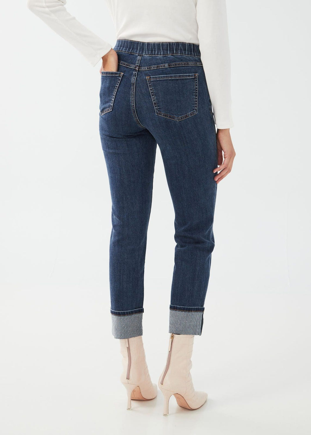 FDJ 2445669 Pull On Straight Ankle Pant FW23