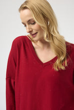 Load image into Gallery viewer, Joseph Ribkoff 244921 Sequinced Knit Top FW25
