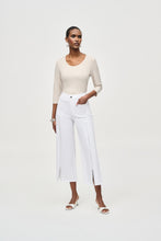 Load image into Gallery viewer, Joseph Ribkoff 251901S26  Claudia | Culotte Jeans With Embellished Front Seam SS26
