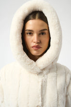 Load image into Gallery viewer, Joseph Ribkoff 253926 Faux Fur Reversible Hooded Coat FW25
