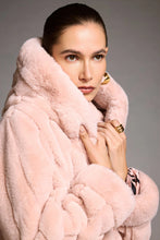 Load image into Gallery viewer, Joseph Ribkoff 253926 Faux Fur Reversible Hooded Coat FW25
