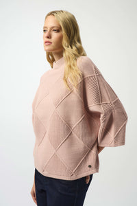 Joseph Ribkoff 253943 Knit Mock Neck Pullover FW25