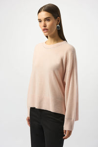 Joseph Ribkoff Cashmere Crew Neck Sweater 253980 FW25