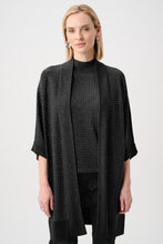 Load image into Gallery viewer, JOSEPH RIBKOFF 253937F26 Sweater Knit Cover-Up with Iron-On Detail FW26
