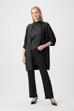 Load image into Gallery viewer, JOSEPH RIBKOFF 253937F26 Sweater Knit Cover-Up with Iron-On Detail FW26
