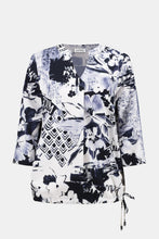Load image into Gallery viewer, Joseph Ribkoff 261030 Recycled Woven Conversational Print Cocoon Tunic SS26
