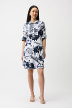 Load image into Gallery viewer, Joseph Ribkoff 261048  Stretch Poplin Conversational Print Shirt Dress SS26
