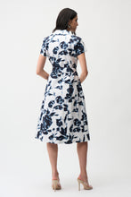 Load image into Gallery viewer, Joseph Ribkoff 261147 Stretch Cotton Floral Print Fit And Flare Shirt Dress SS26

