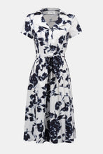 Load image into Gallery viewer, Joseph Ribkoff 261147 Stretch Cotton Floral Print Fit And Flare Shirt Dress SS26
