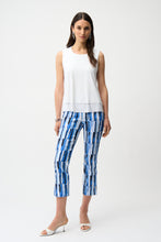 Load image into Gallery viewer, Joseph Ribkoff 261223 Millennium Abstract Print Crop Pull-On Pants SS26
