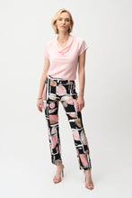 Load image into Gallery viewer, Joseph Ribkoff 261309 Silky Knit Abstract Print Straight Pull-On Pants SS26
