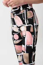 Load image into Gallery viewer, Joseph Ribkoff 261309 Silky Knit Abstract Print Straight Pull-On Pants SS26
