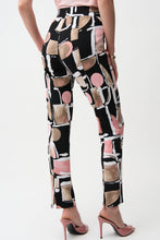 Load image into Gallery viewer, Joseph Ribkoff 261309 Silky Knit Abstract Print Straight Pull-On Pants SS26
