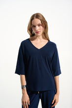Load image into Gallery viewer, Joseph Ribkoff 261641 Silky Knit Boxy Top With V-neckline SS26
