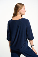 Load image into Gallery viewer, Joseph Ribkoff 261641 Silky Knit Boxy Top With V-neckline SS26
