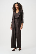 Load image into Gallery viewer, Joseph Ribkoff 263050 Pleated Satin Open Blazer FW26
