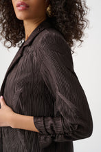 Load image into Gallery viewer, Joseph Ribkoff 263050 Pleated Satin Open Blazer FW26
